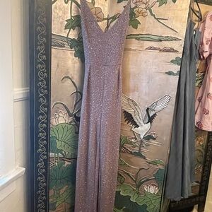 Sparkly Gray Jumpsuit Sz M